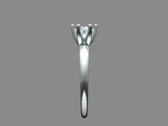 28 solitaire rings 3D print model_8