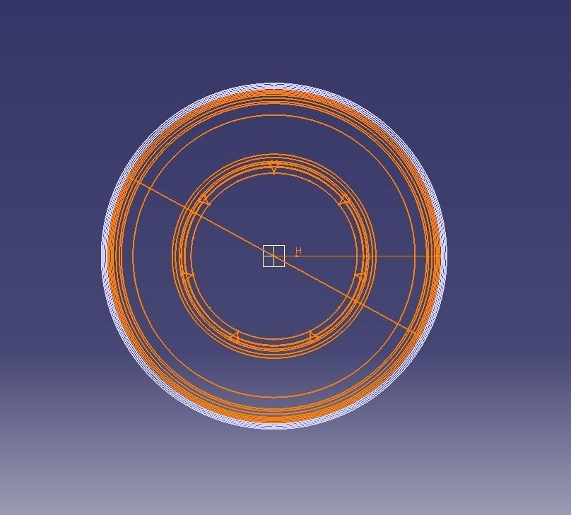 Baby Quail Birds Dry Food Feeder 3D print model_10