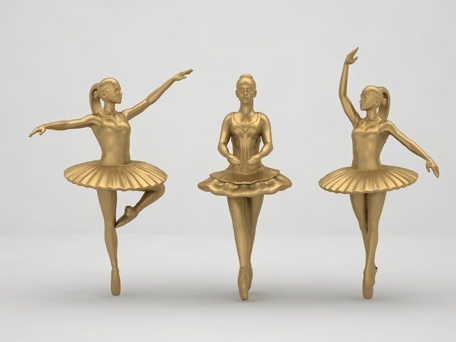 balerina pendant  3D print model