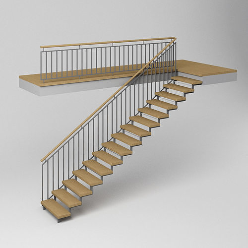 Stair - Modern Stairs 3D model