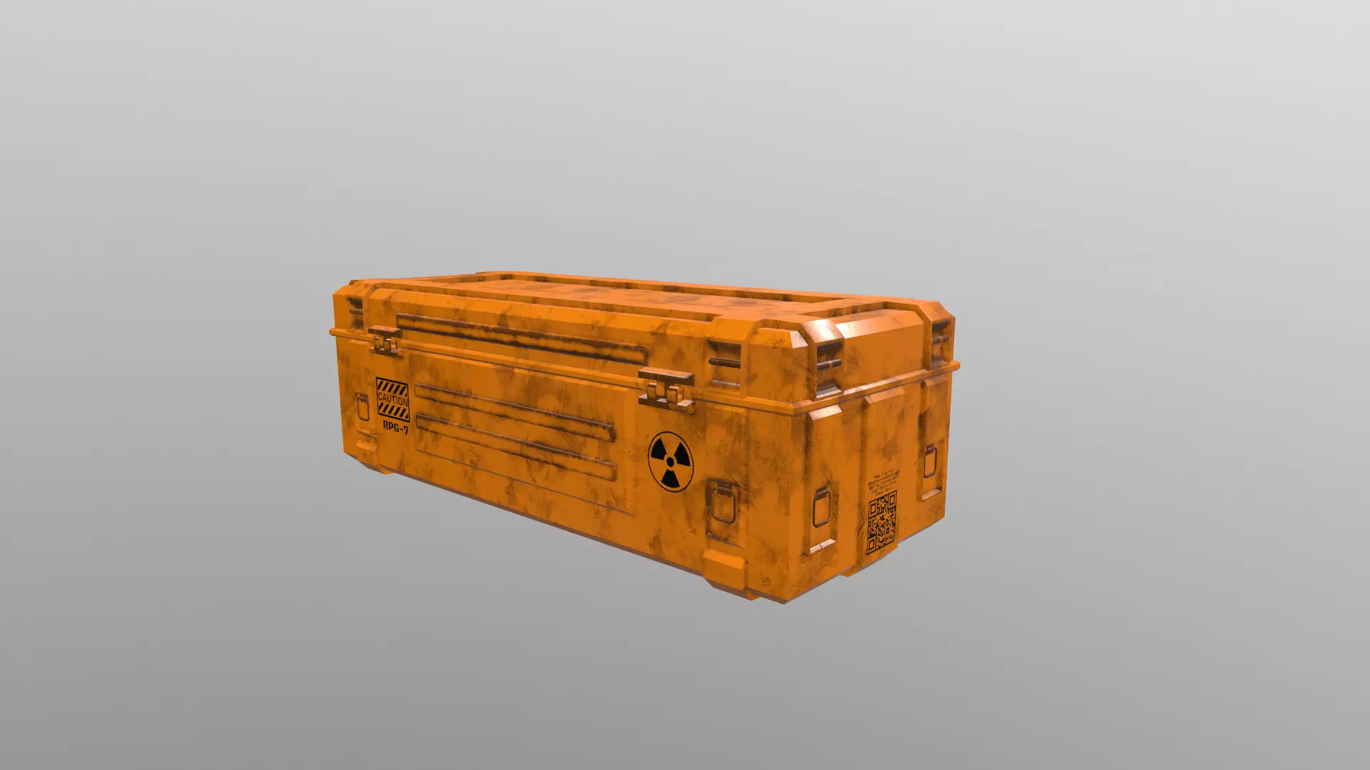 Military Weapon Crate PBR Assets Low-poly 3D model_0