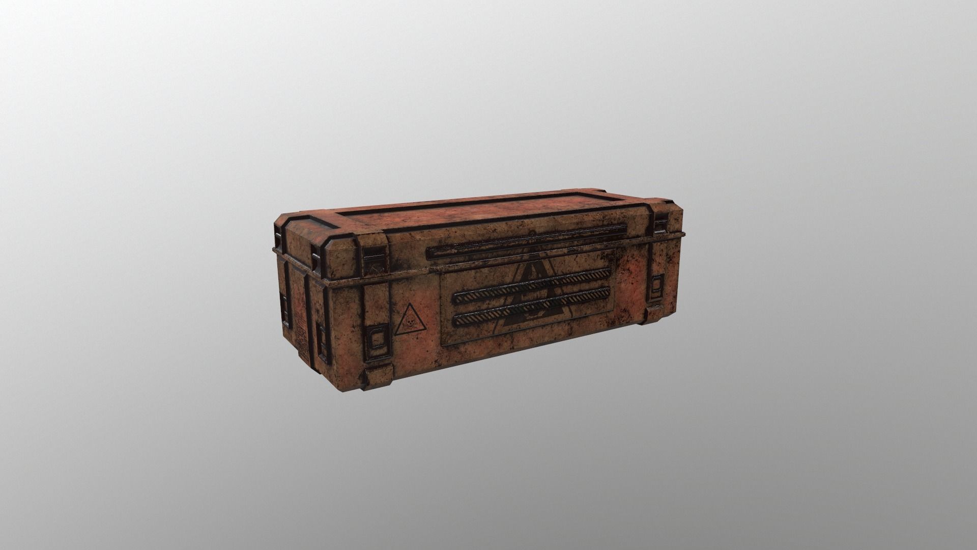 Military Weapon Crate PBR Assets Low-poly 3D model_5