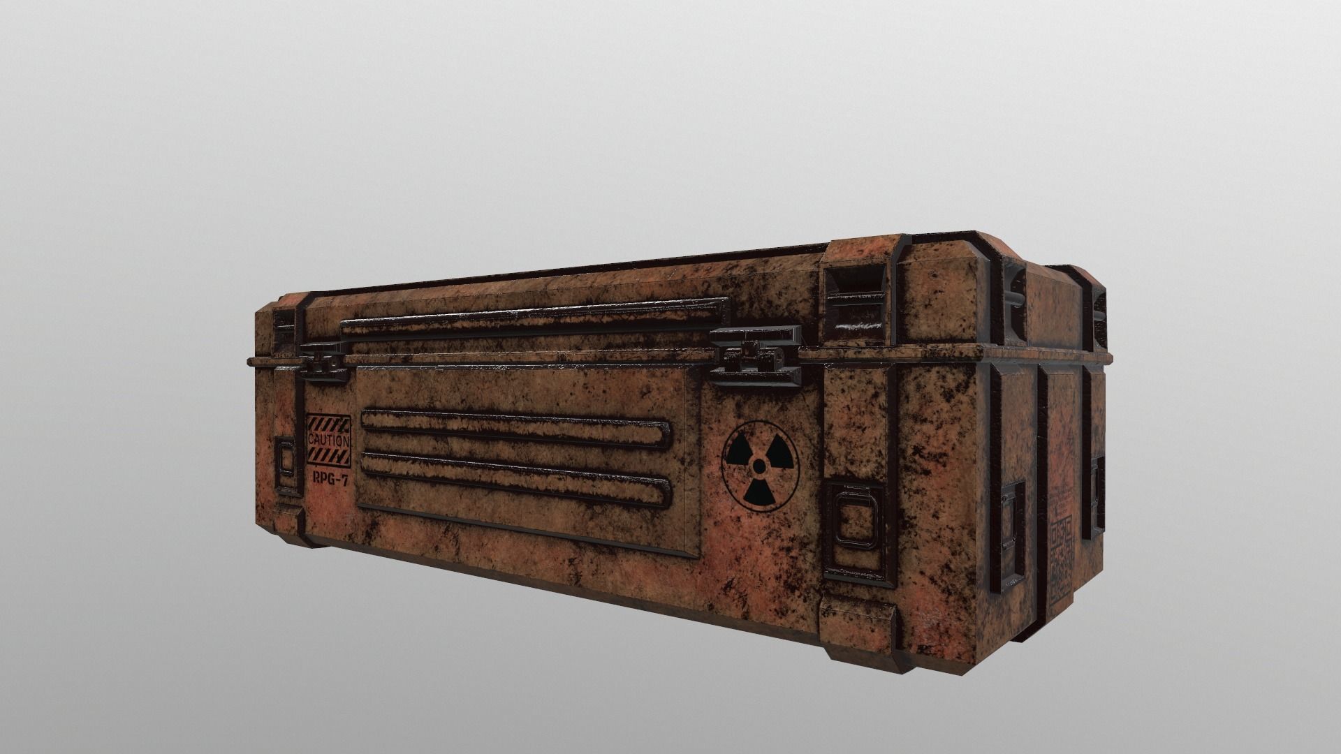 Military Weapon Crate PBR Assets Low-poly 3D model_4