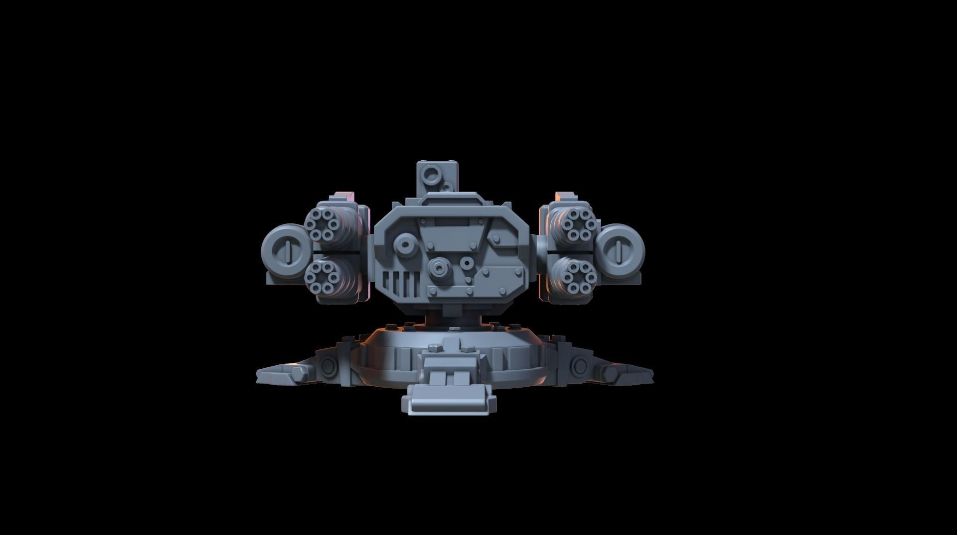 Sentry gun 3D print model_2