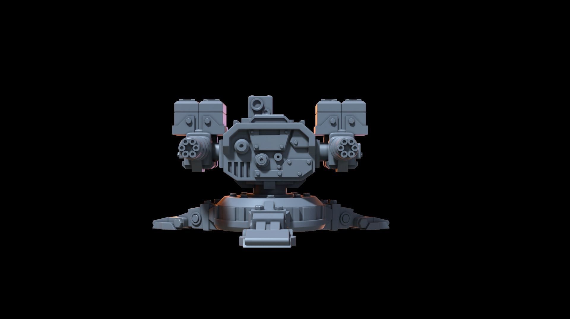 Sentry gun 3D print model_9