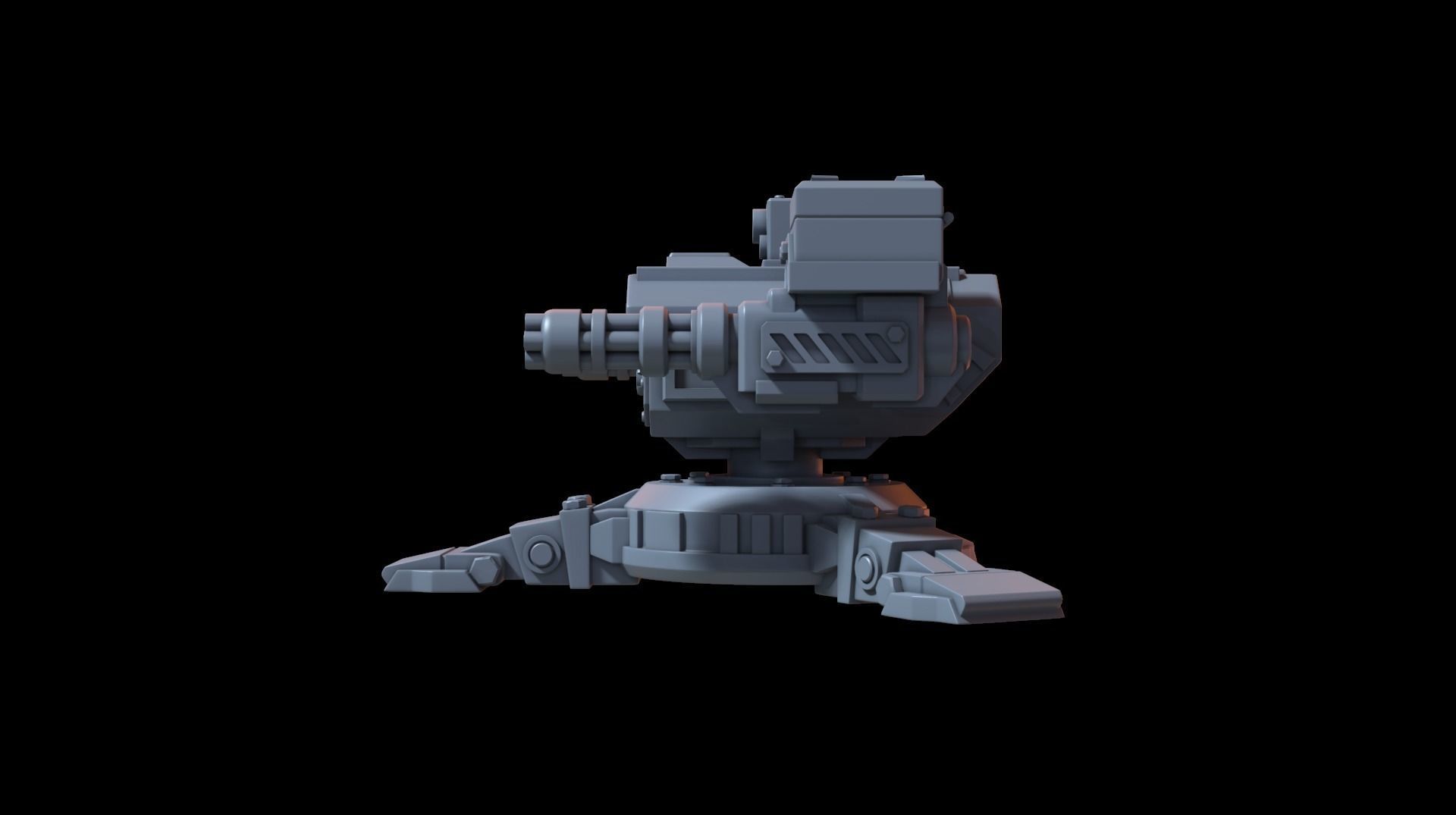 Sentry gun 3D print model_12