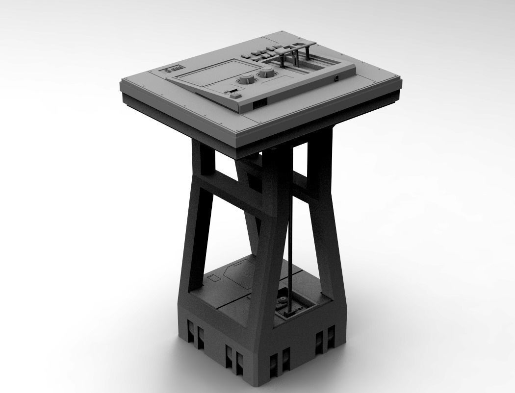 Sci-fi Computer Panel Pack KitBash  3D model_8