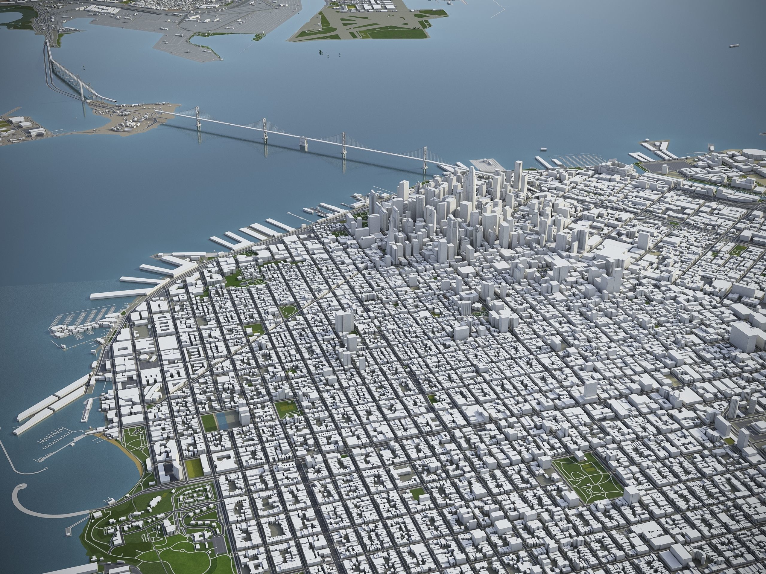 San Francisco Bay - all cities 3D Model Collection_10