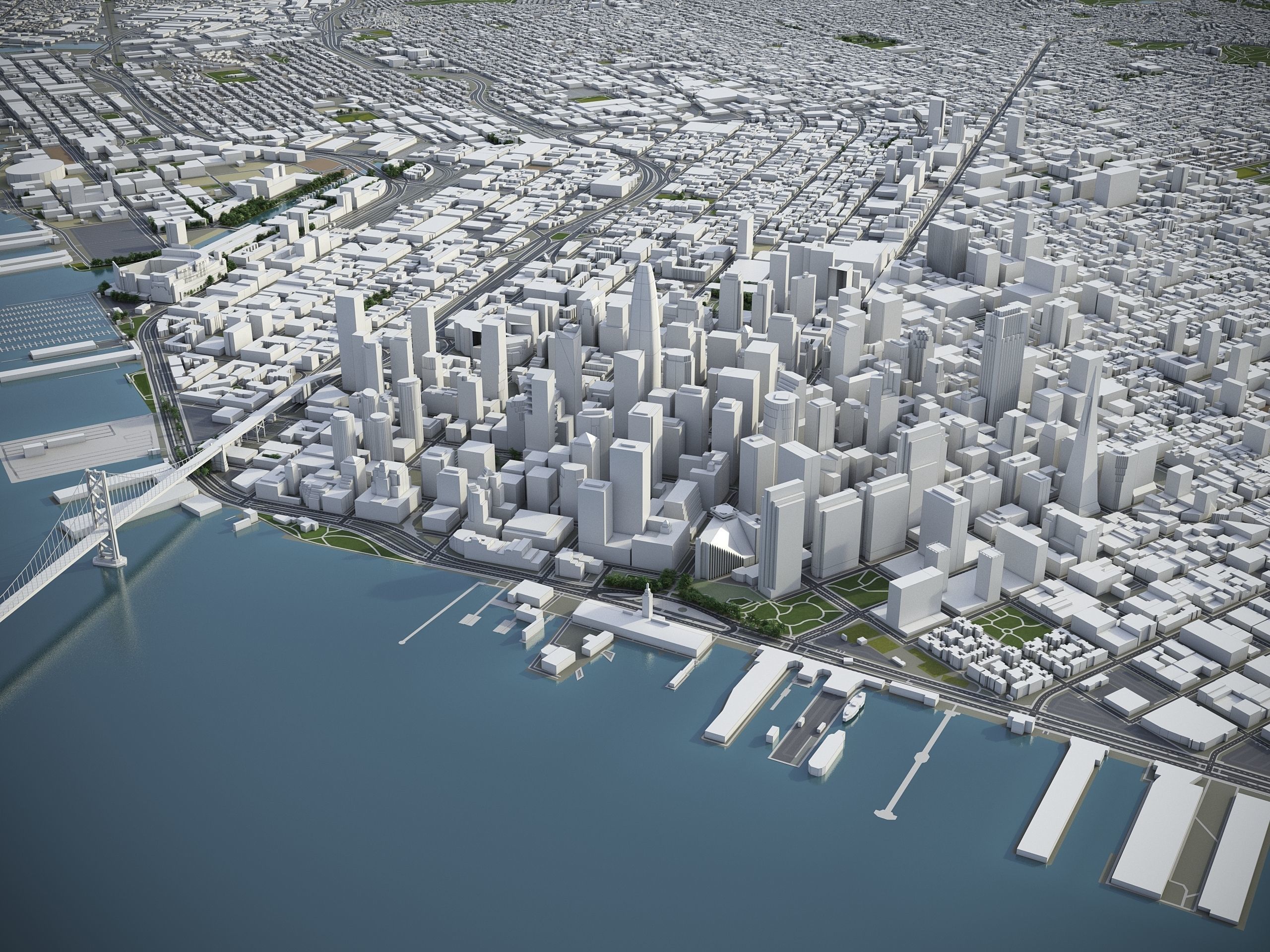 San Francisco Bay - all cities 3D Model Collection_38