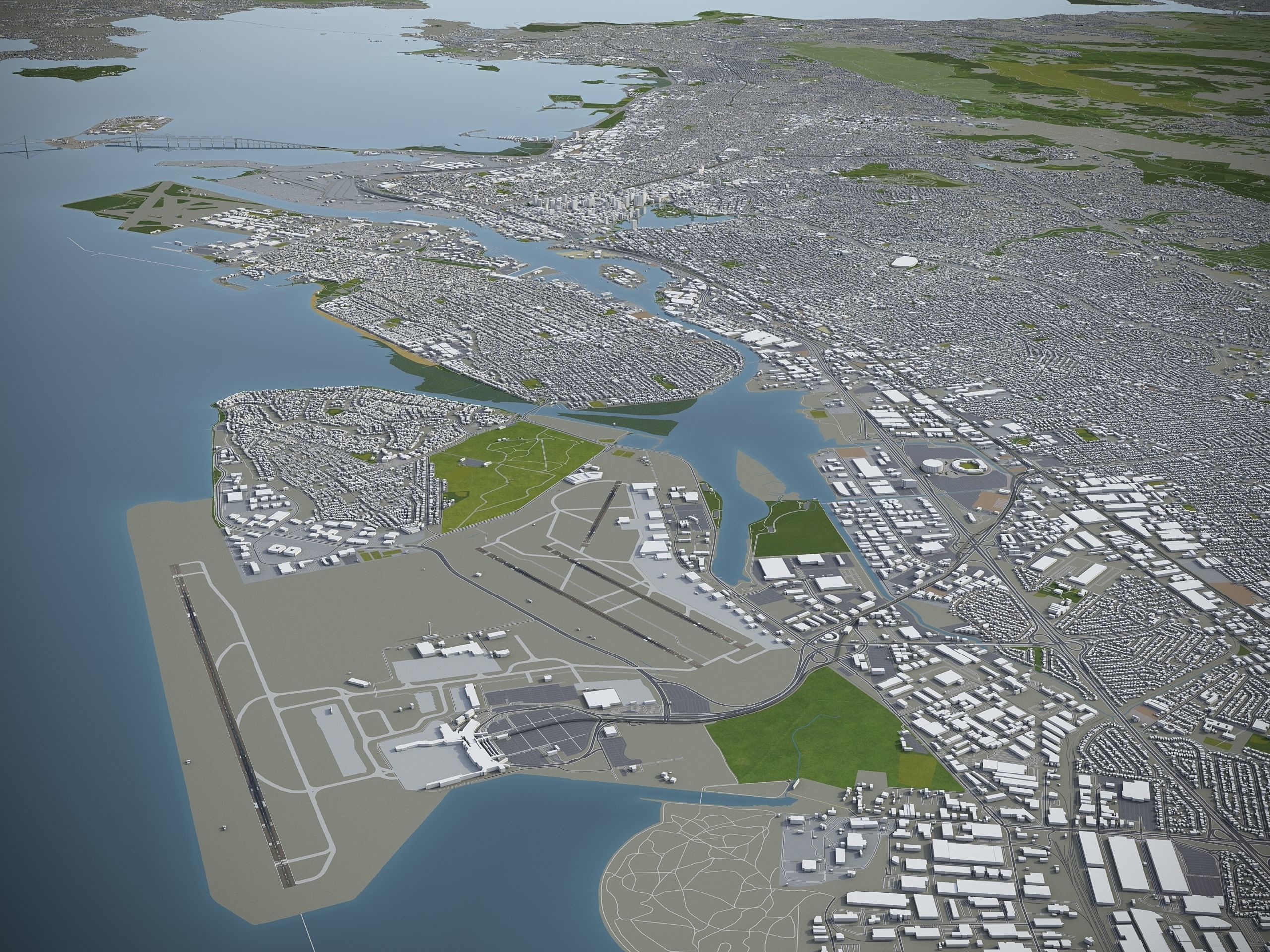 San Francisco Bay - all cities 3D Model Collection_37