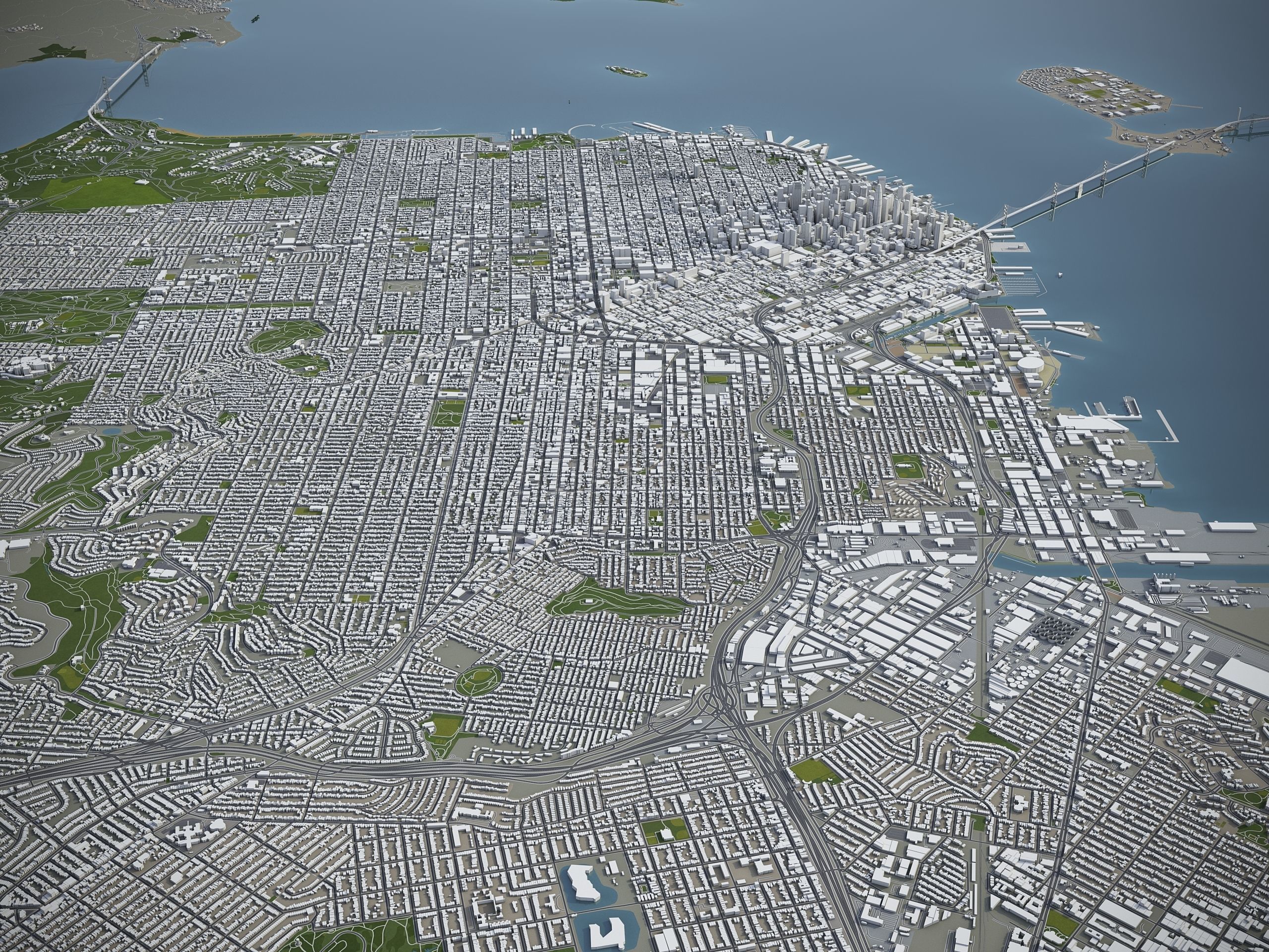 San Francisco Bay - all cities 3D Model Collection_13