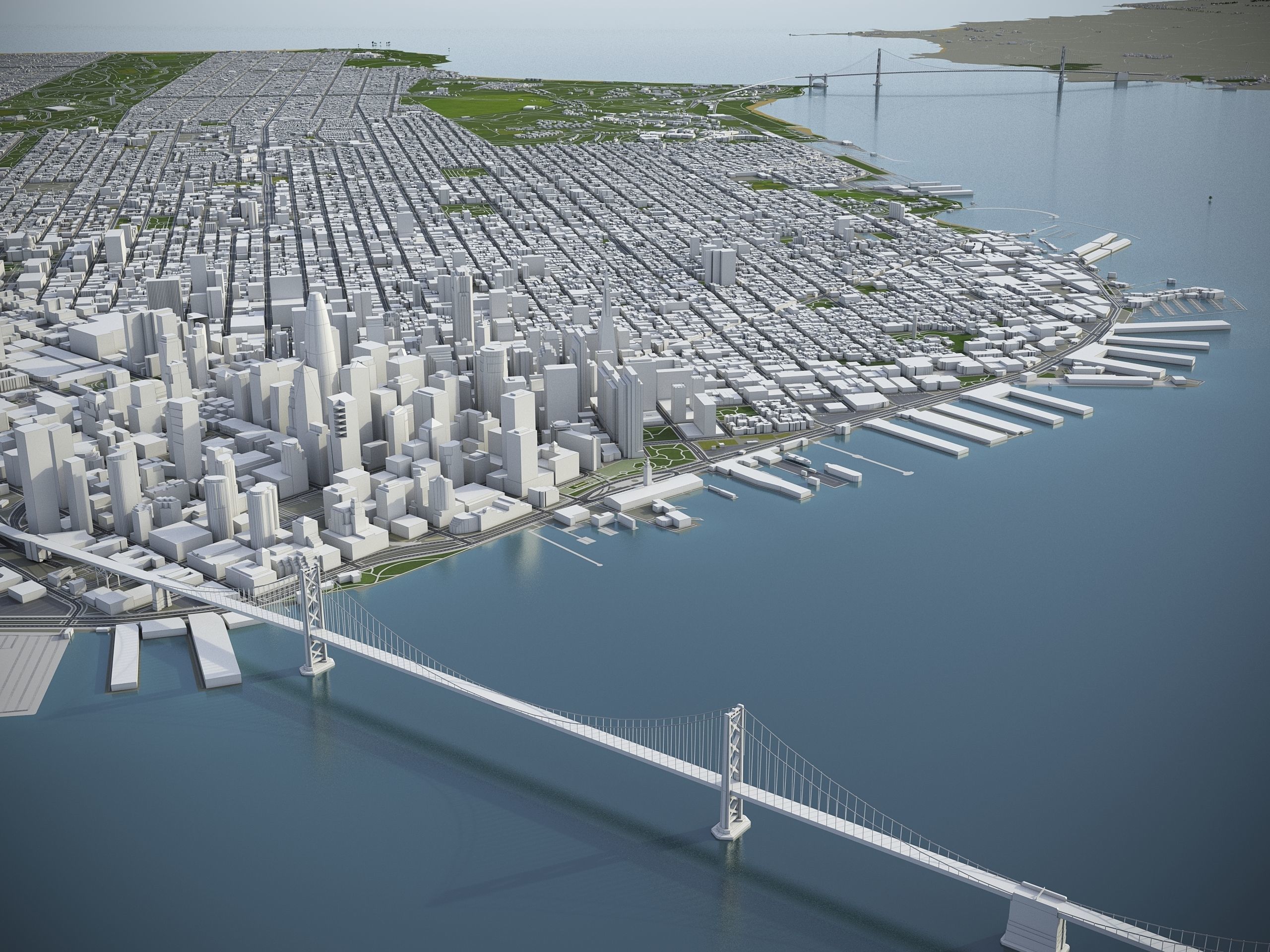 San Francisco Bay - all cities 3D Model Collection_7
