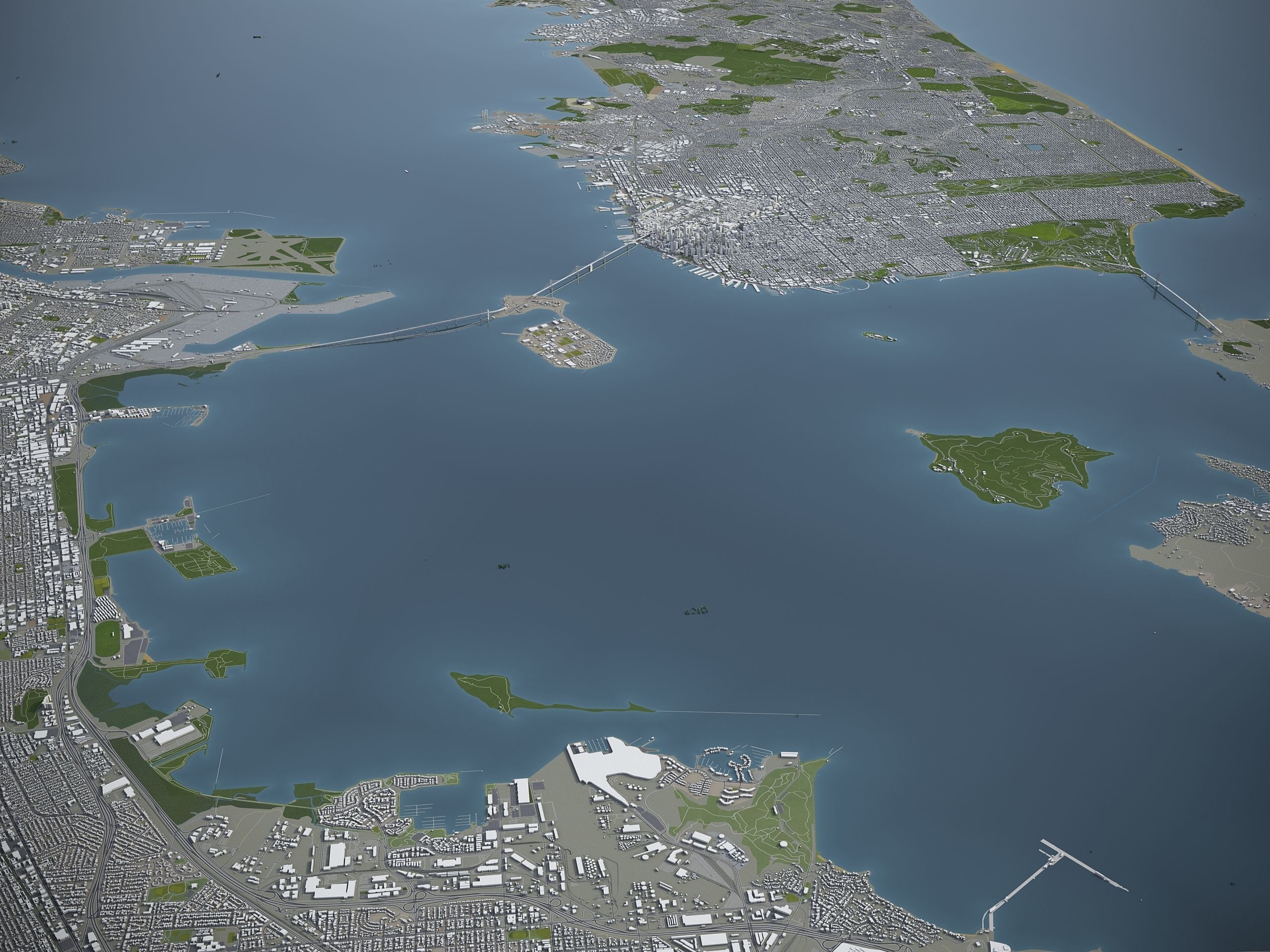 San Francisco Bay - all cities 3D Model Collection_20