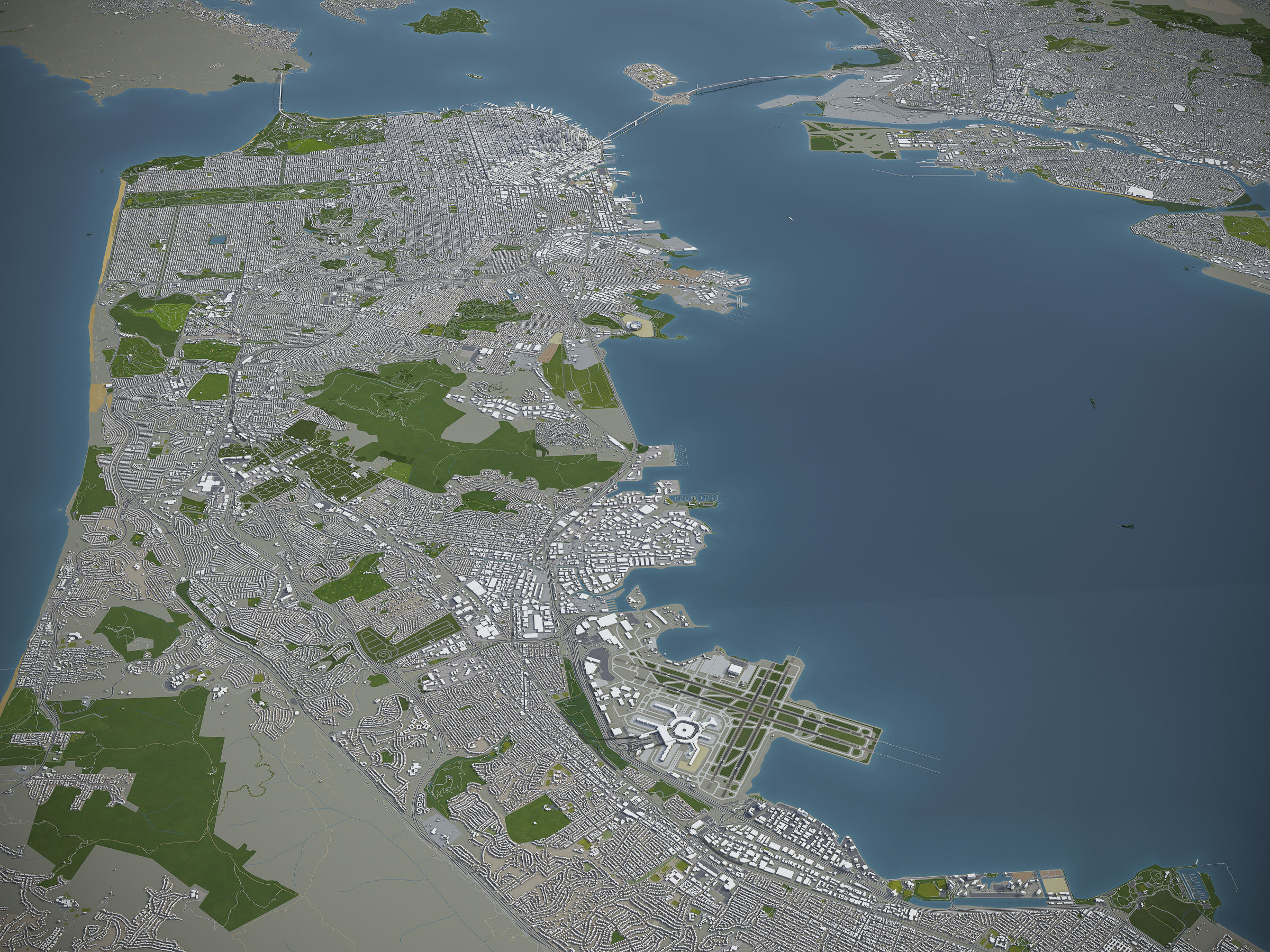 San Francisco Bay - all cities 3D Model Collection_5
