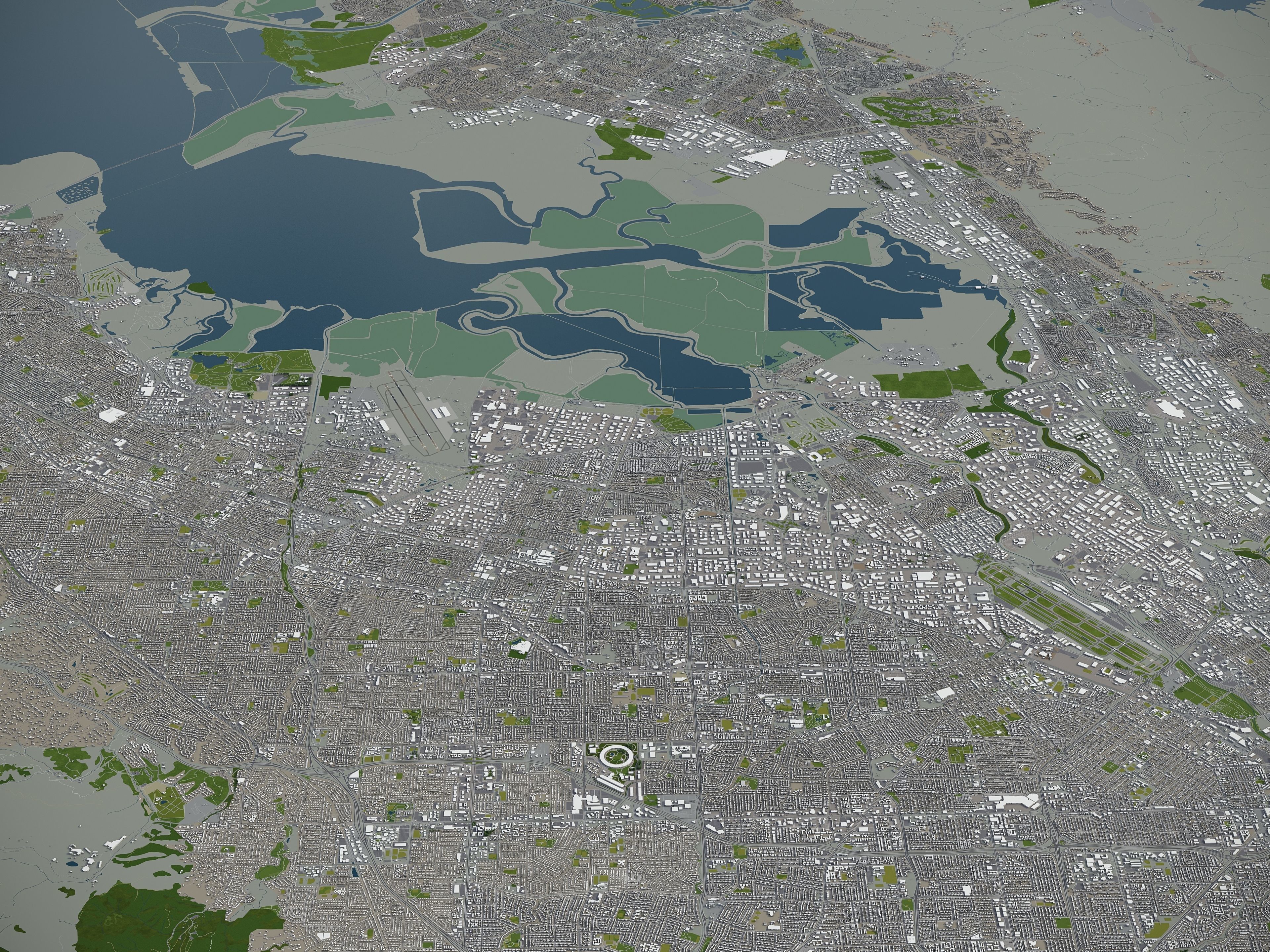 San Francisco Bay - all cities 3D Model Collection_49