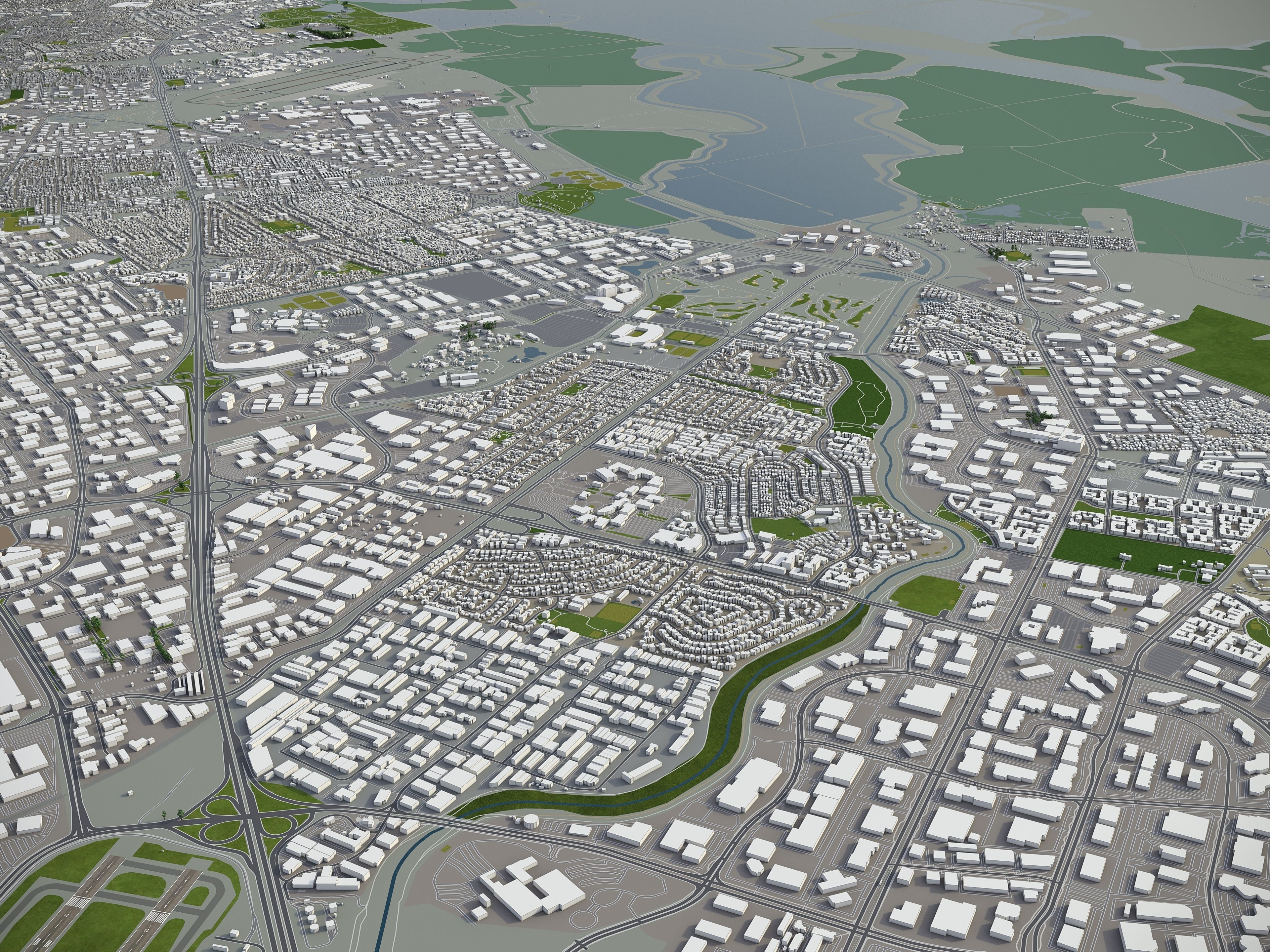 San Francisco Bay - all cities 3D Model Collection_46