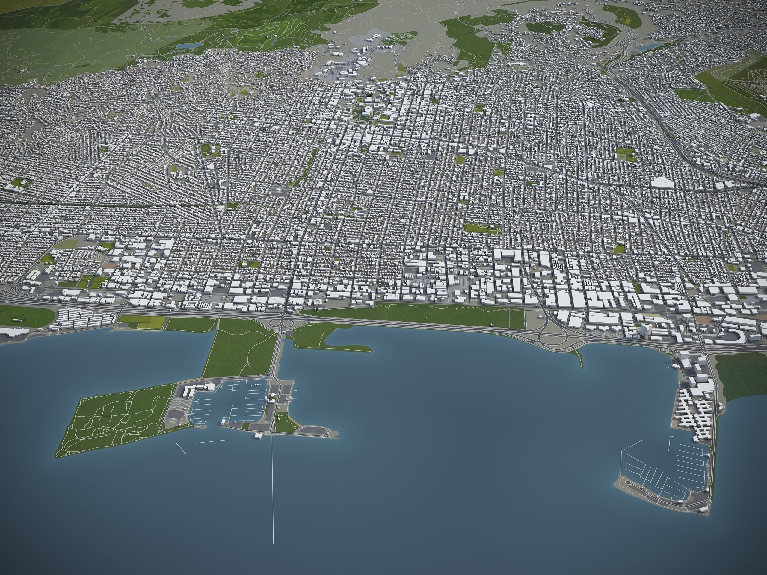 San Francisco Bay - all cities 3D Model Collection_29