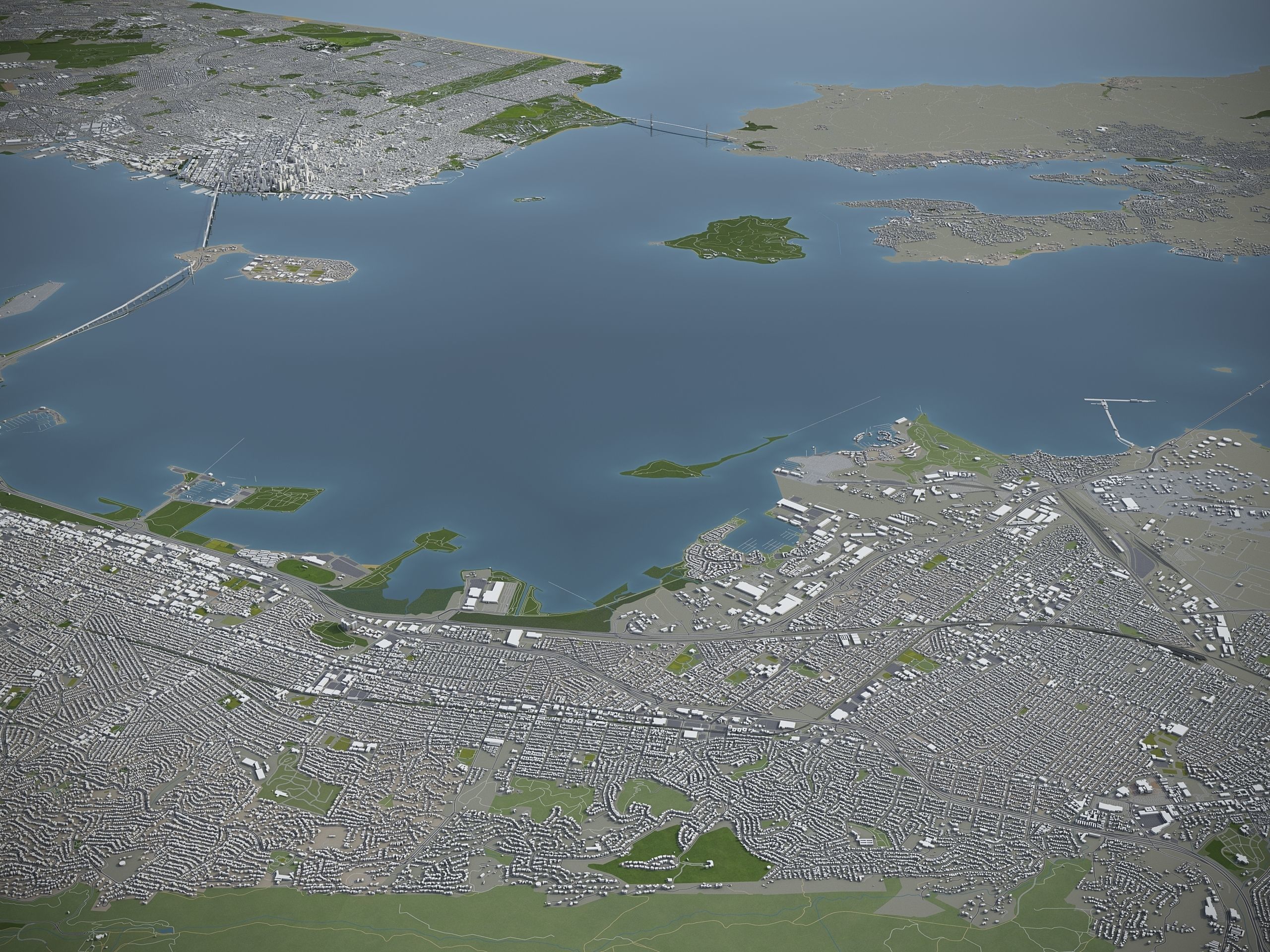 San Francisco Bay - all cities 3D Model Collection_25