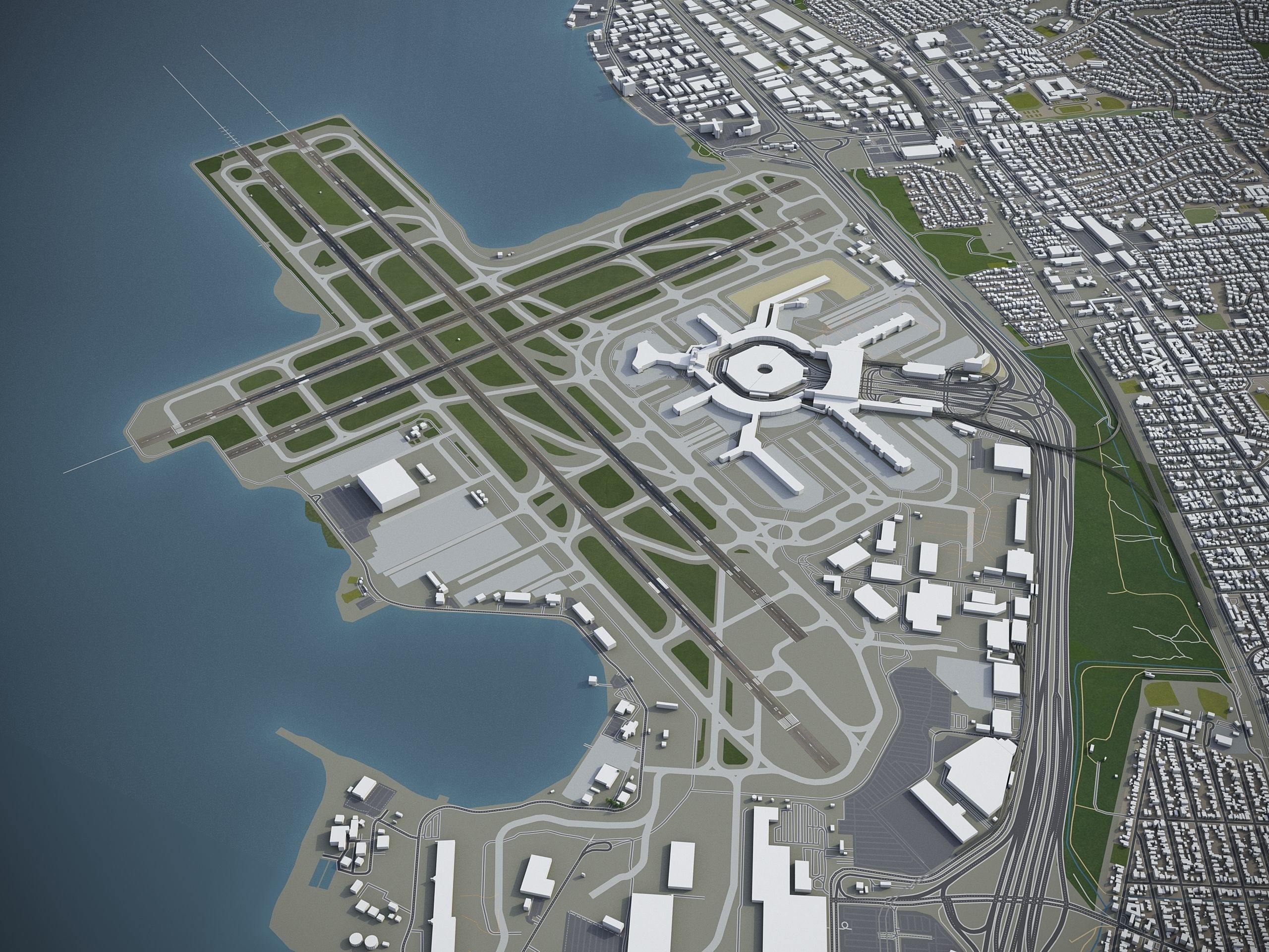 San Francisco Bay - all cities 3D Model Collection_16