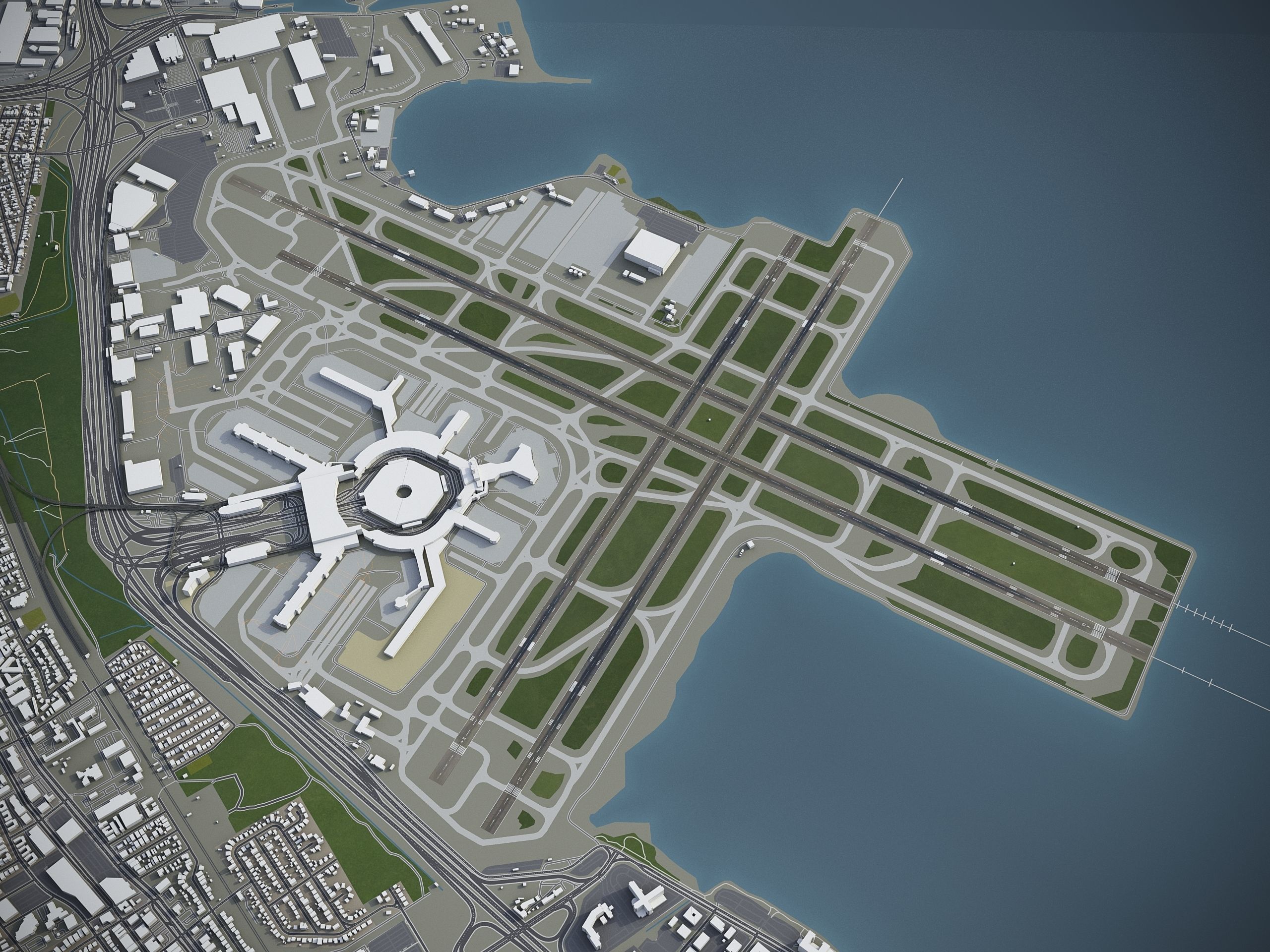 San Francisco Bay - all cities 3D Model Collection_14