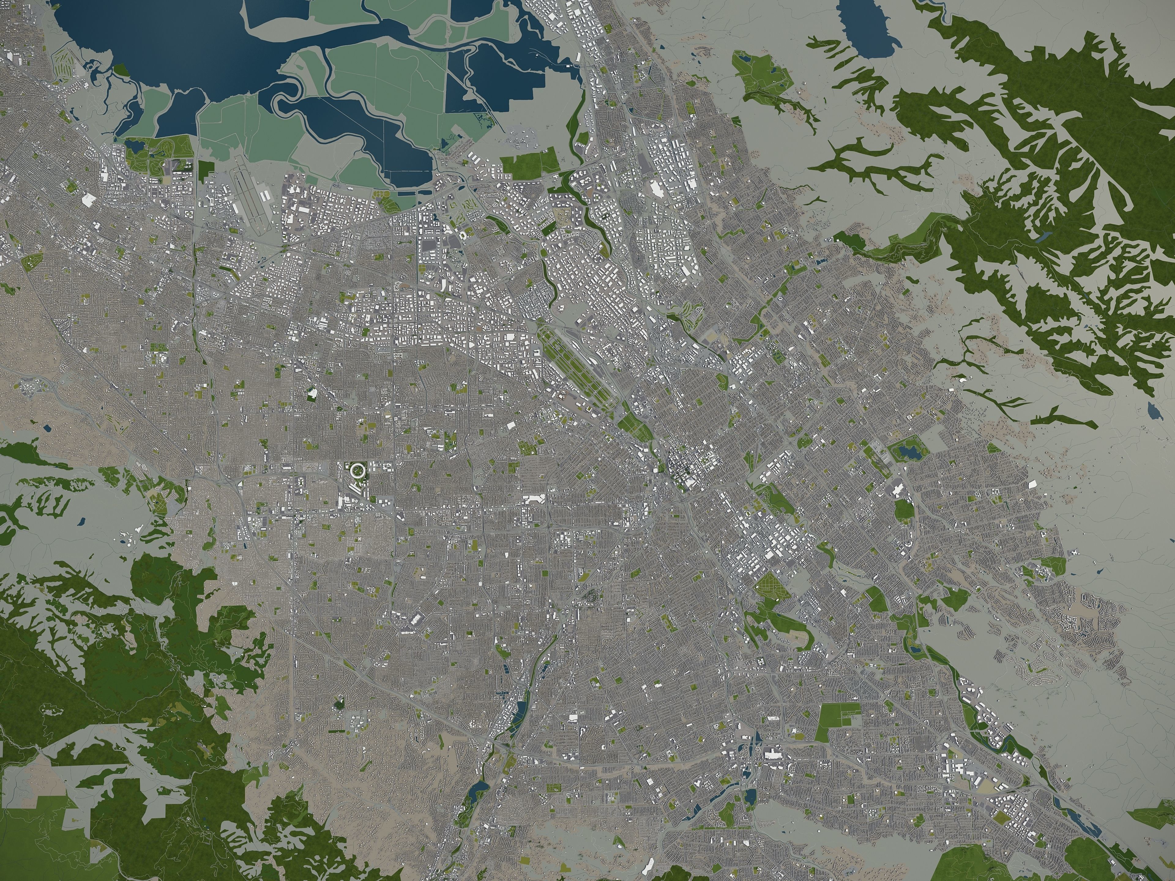 San Francisco Bay - all cities 3D Model Collection_44