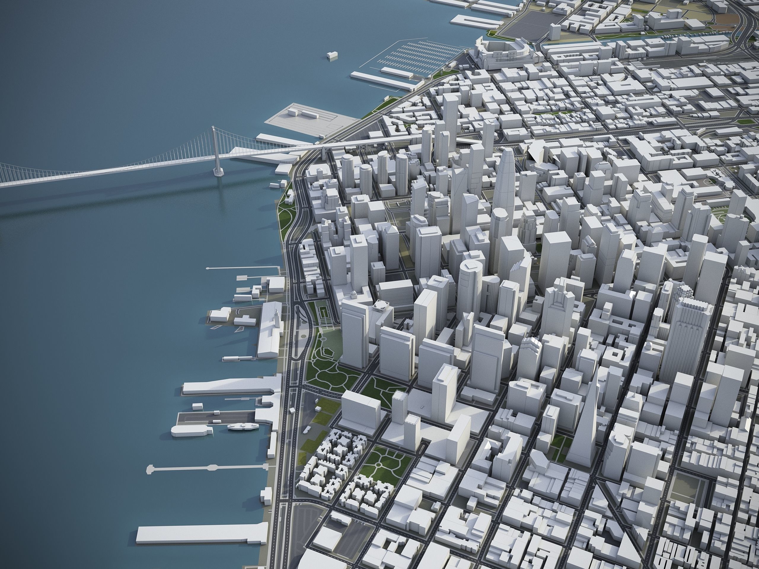 San Francisco Bay - all cities 3D Model Collection_6