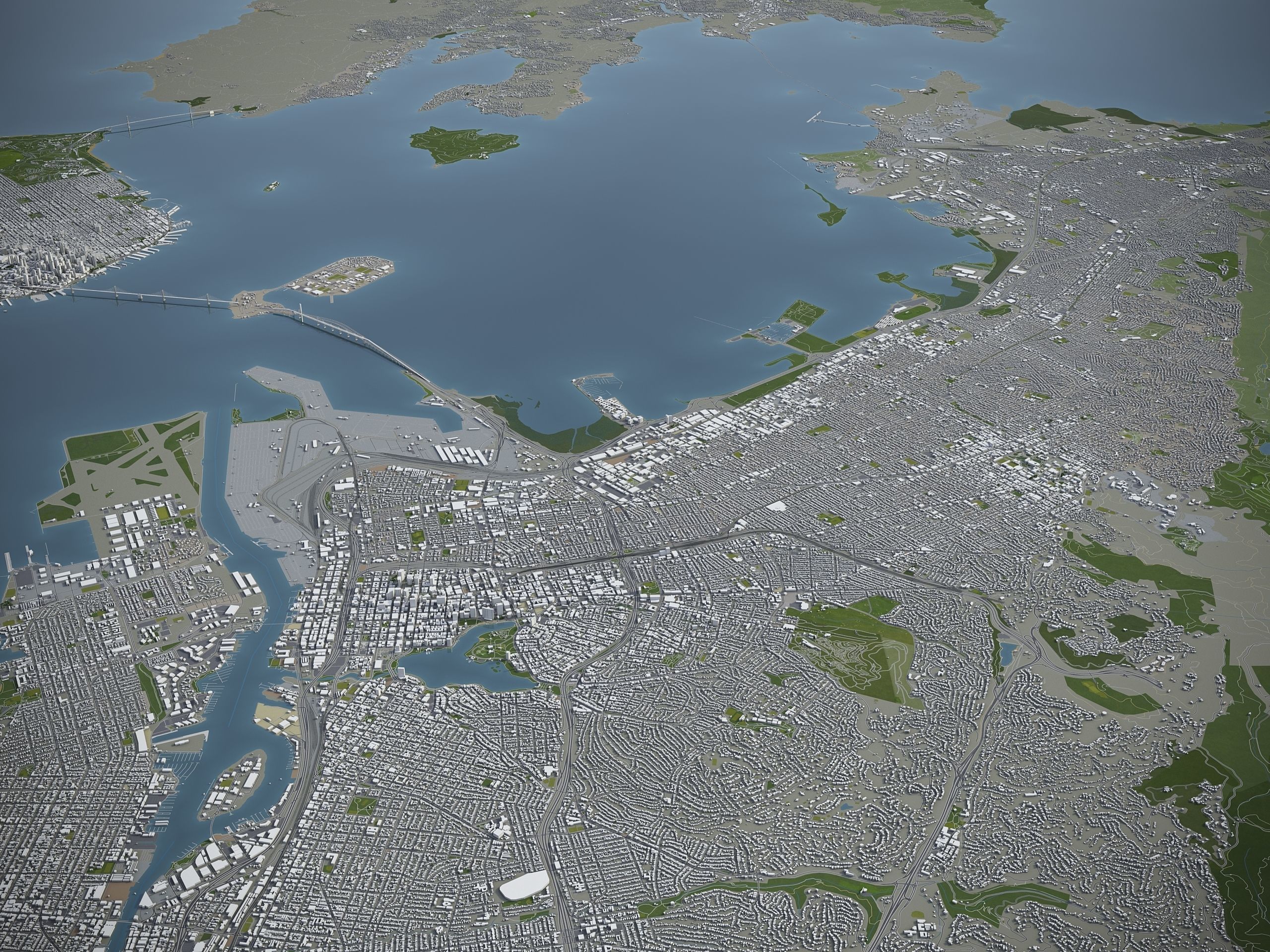 San Francisco Bay - all cities 3D Model Collection_26