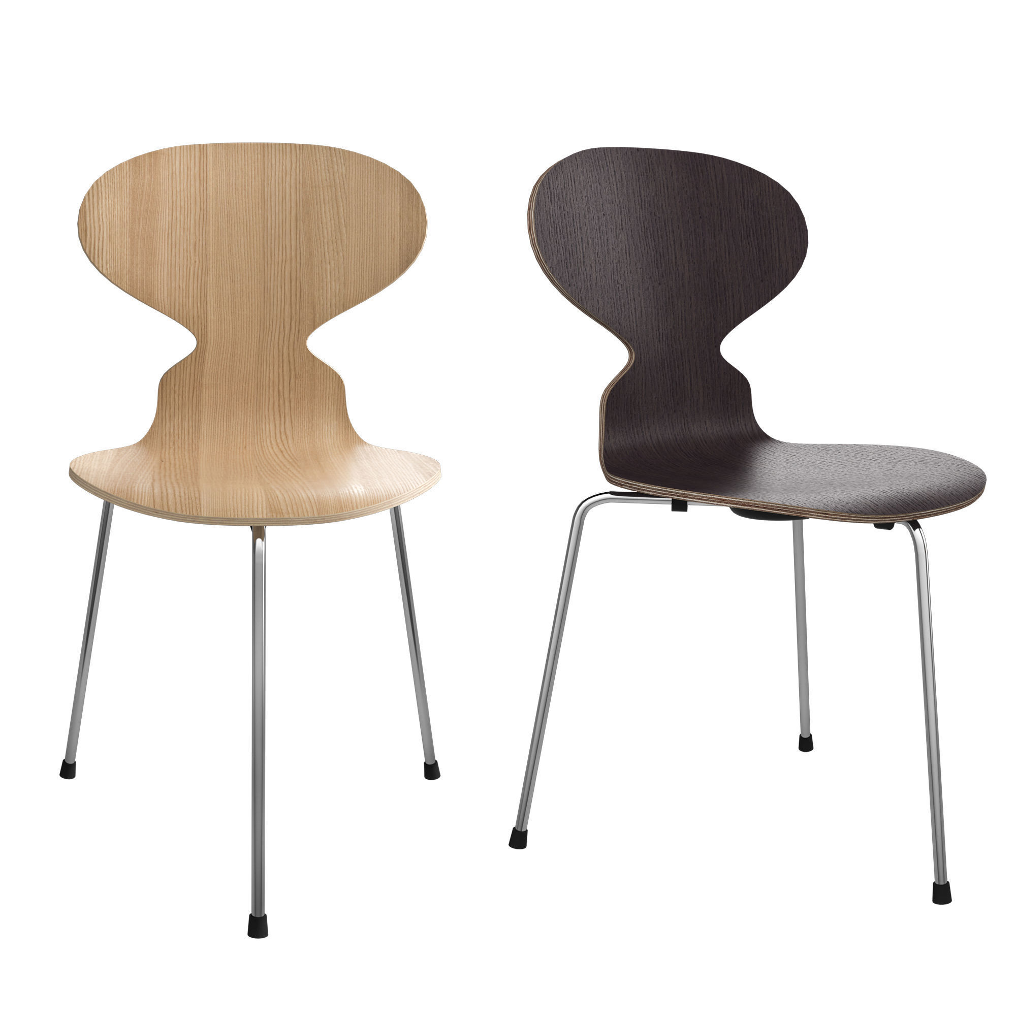 The Ant Chair by Arne Jacobsen Fritz Hansen 3D model_4