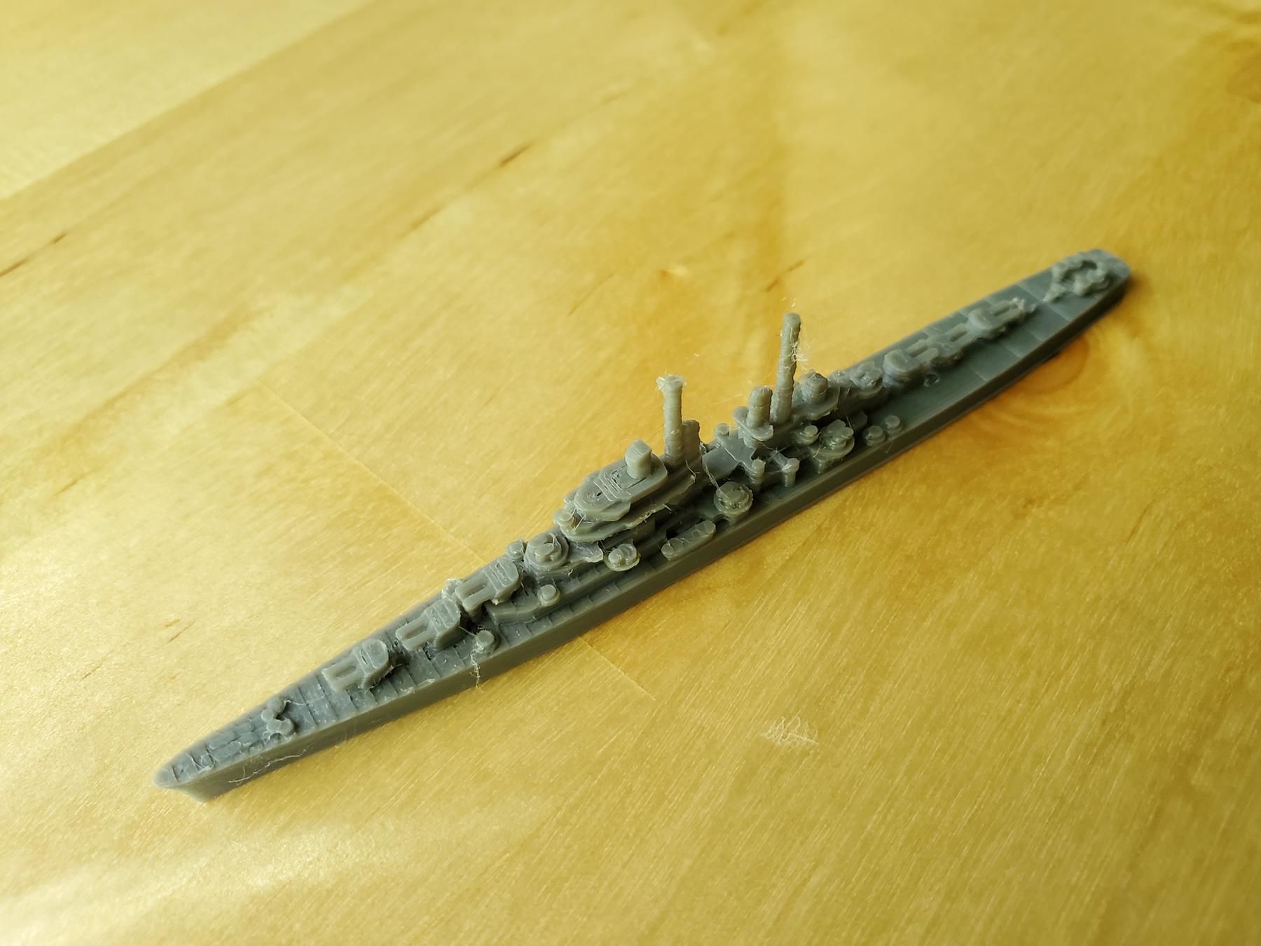 US Juneau Class Cruiser Warship 3D print model_2
