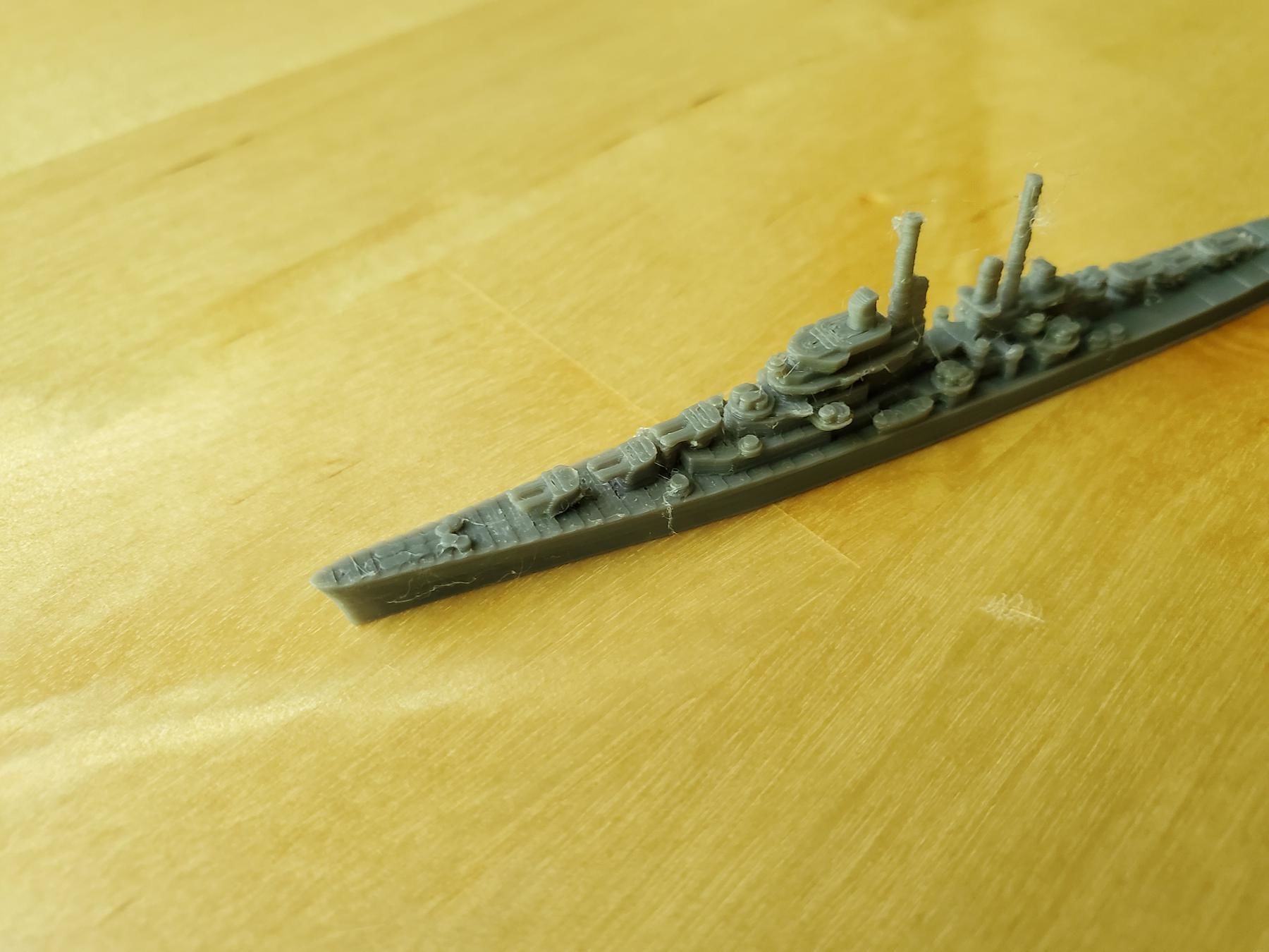 US Juneau Class Cruiser Warship 3D print model_6