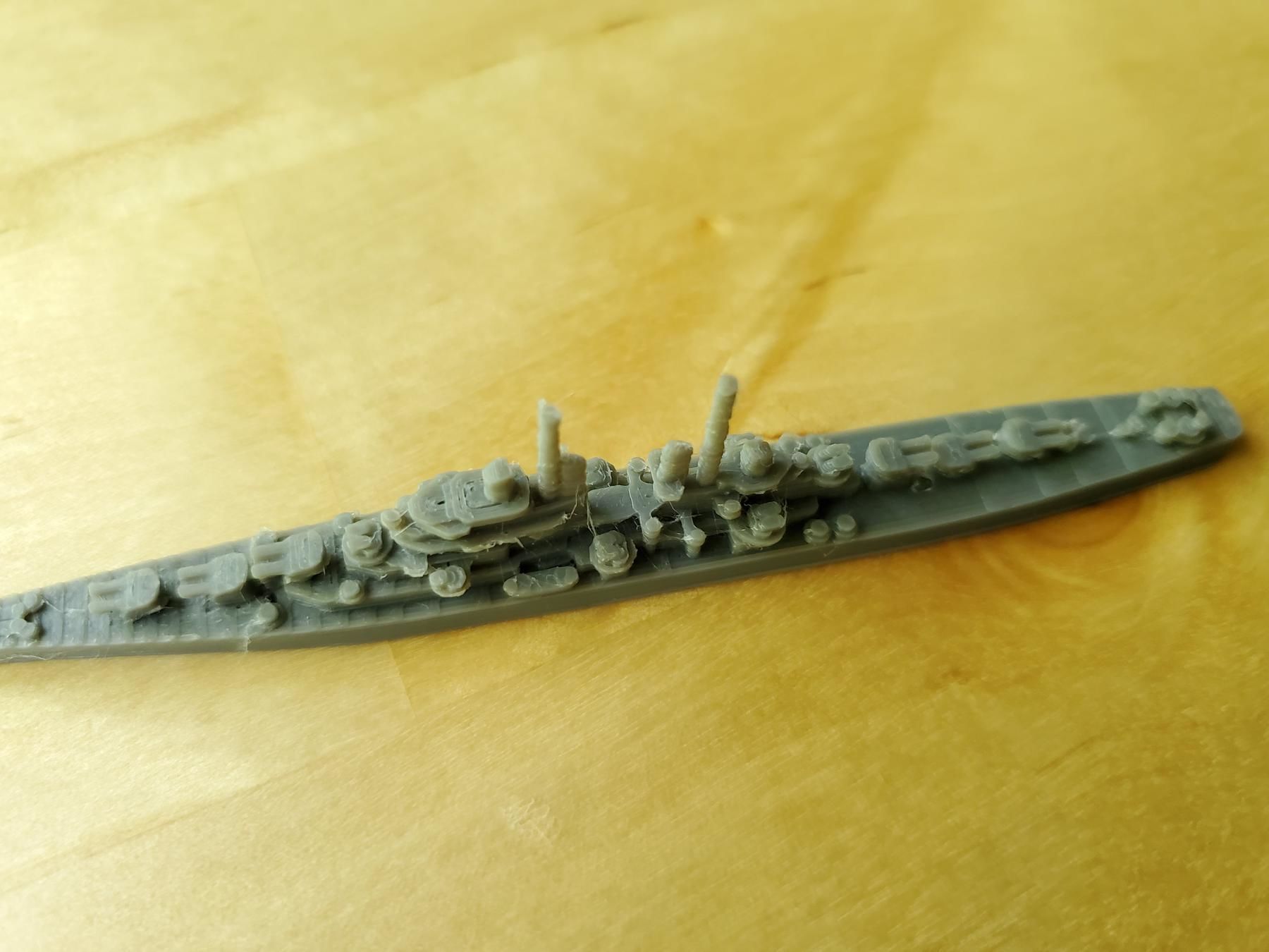 US Juneau Class Cruiser Warship 3D print model_8