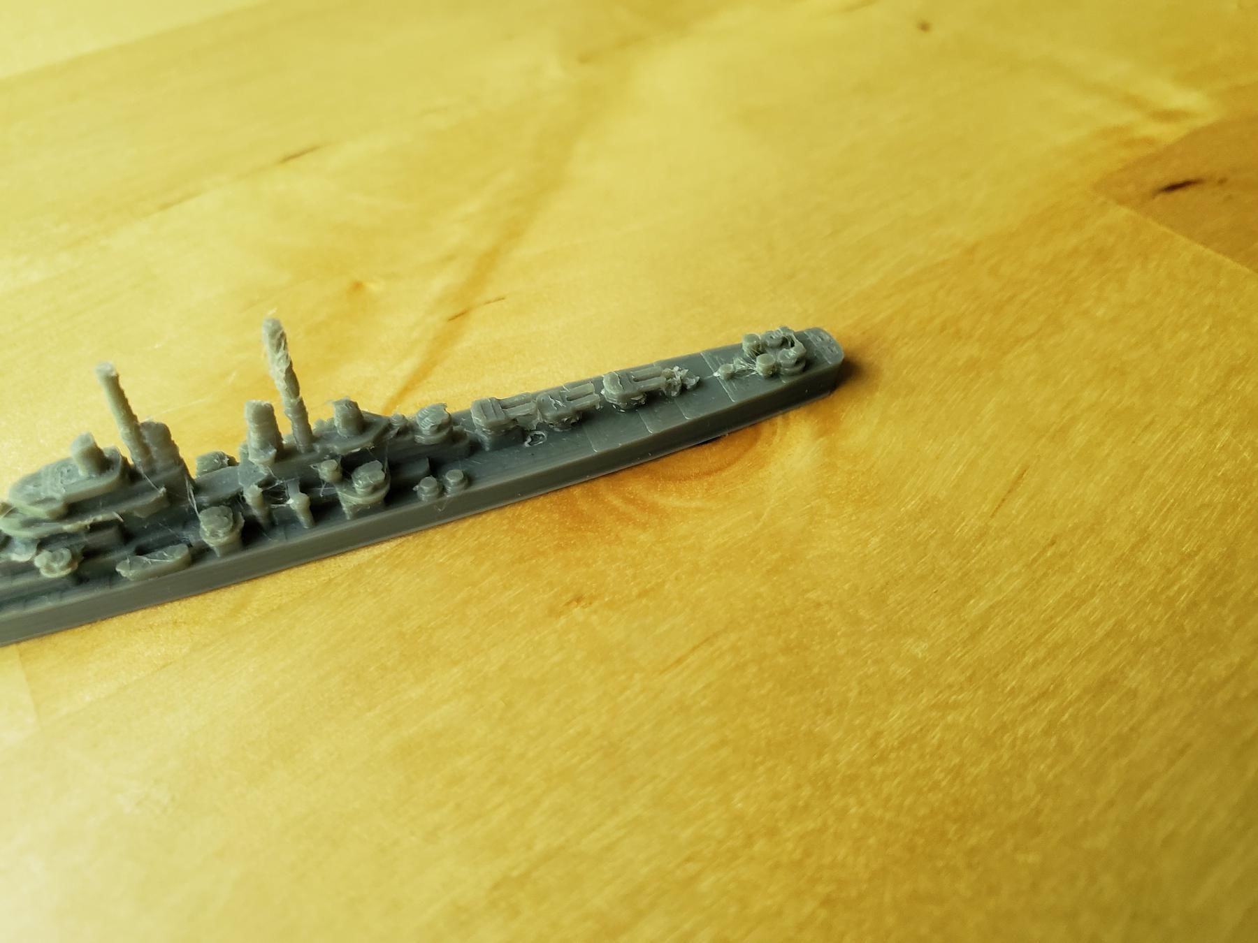 US Juneau Class Cruiser Warship 3D print model_5