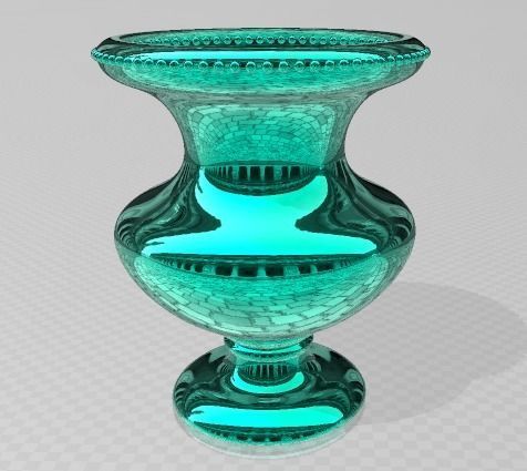 Contemporary vase 3D print model_1