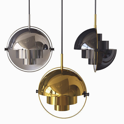 Multi-Lite Pendant Light gubi 3D model