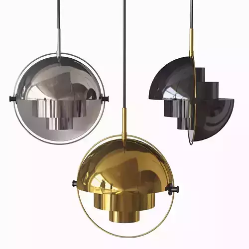 Multi-Lite Pendant Light gubi 3D model