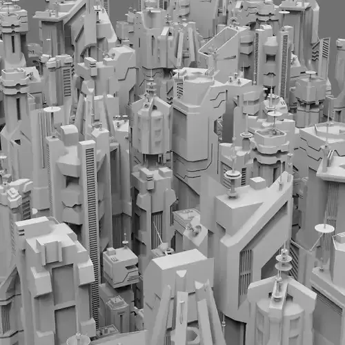 PACK SF FUTURISTIC SKYSCRAPERS 