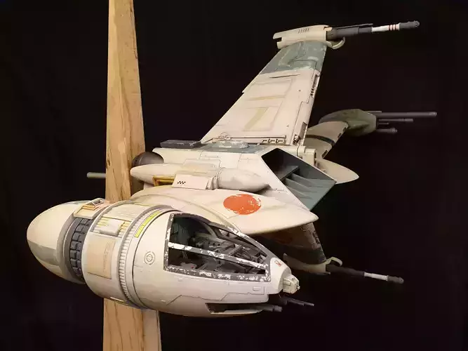 Starwars B-Wing  3D print model