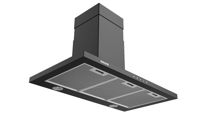 Suggar Granada Slim Touch 90cm Black 3D model