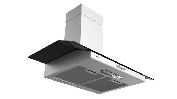 Suggar Vidrio 90cm Stainless Steel 3D model