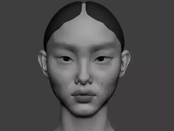 Asian Female head