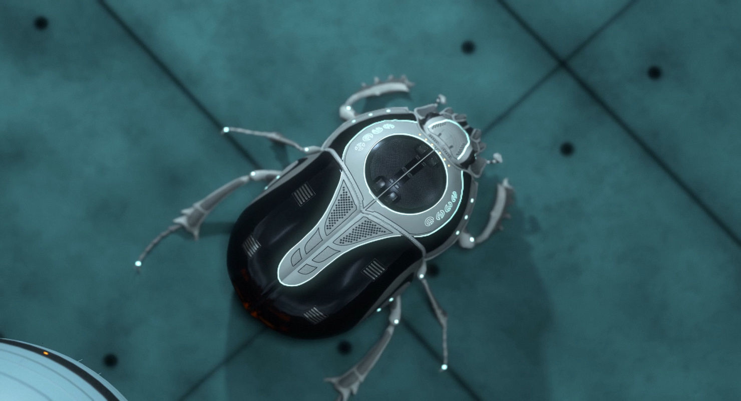 Dung Beetle Low-poly 3D model_50