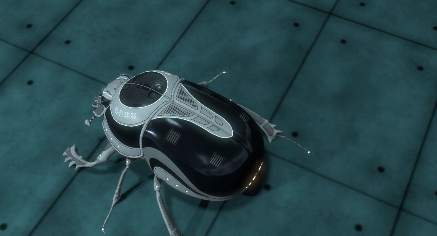 Dung Beetle Low-poly 3D model_39