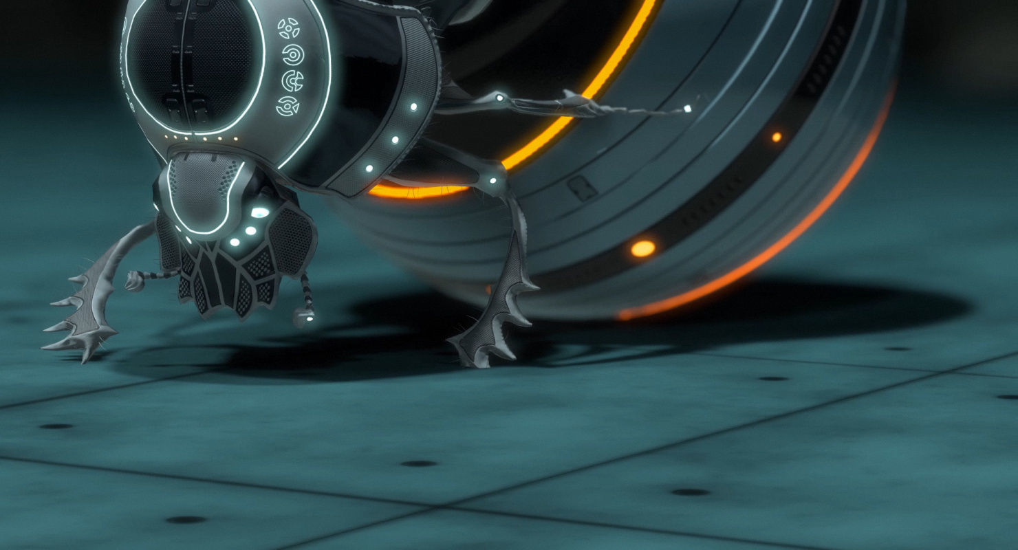 Dung Beetle Low-poly 3D model_49