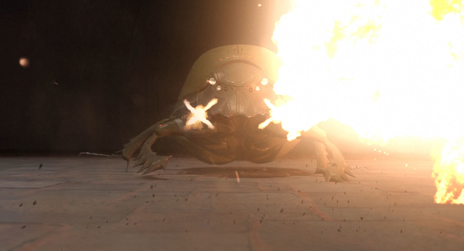 Dung Beetle Low-poly 3D model_25