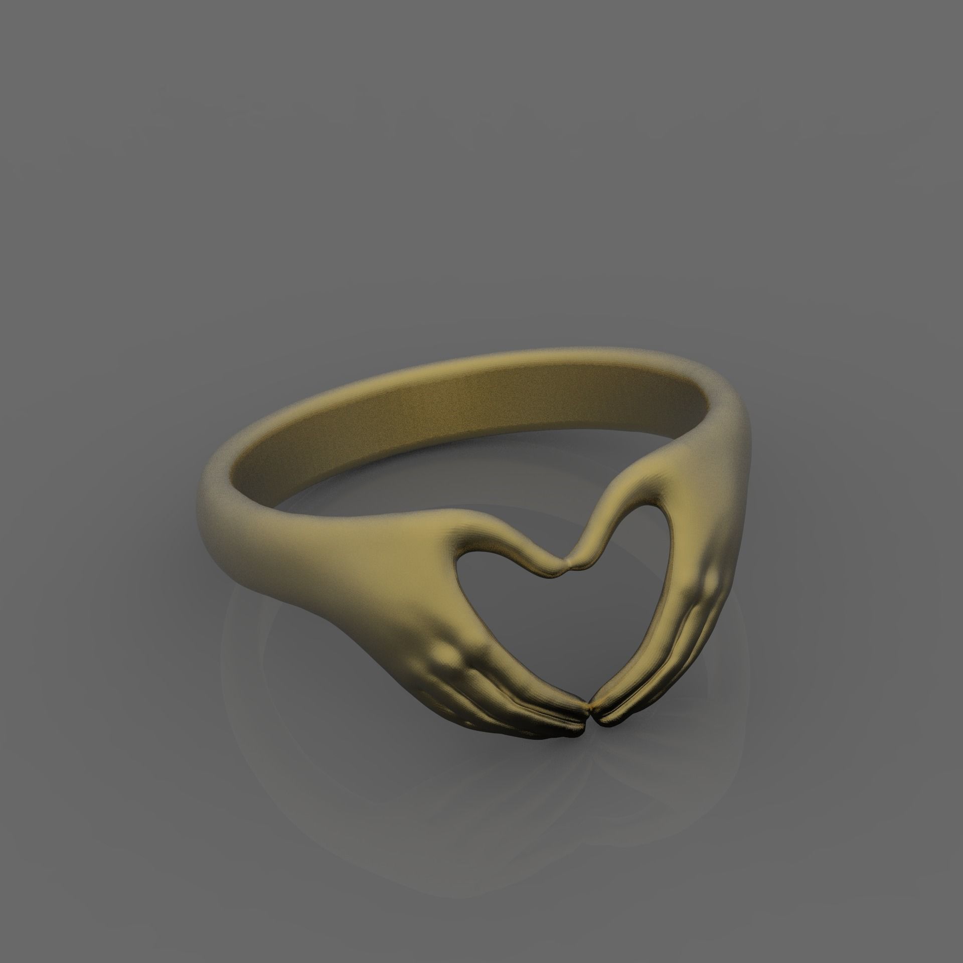 ring hand  3D print model_4