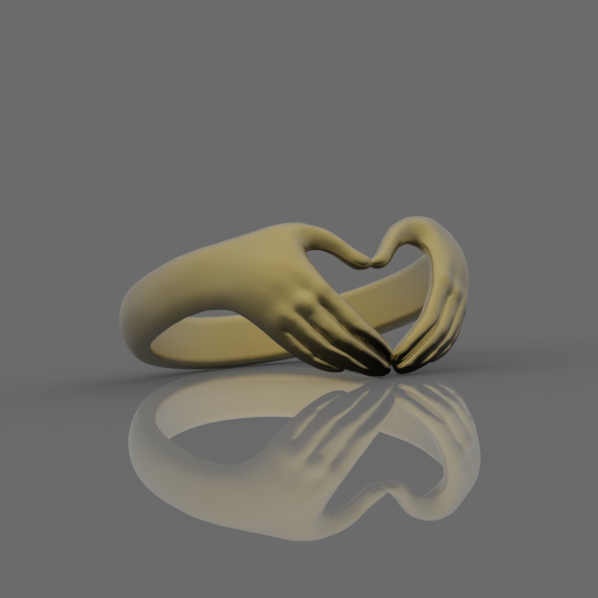 ring hand  3D print model_5