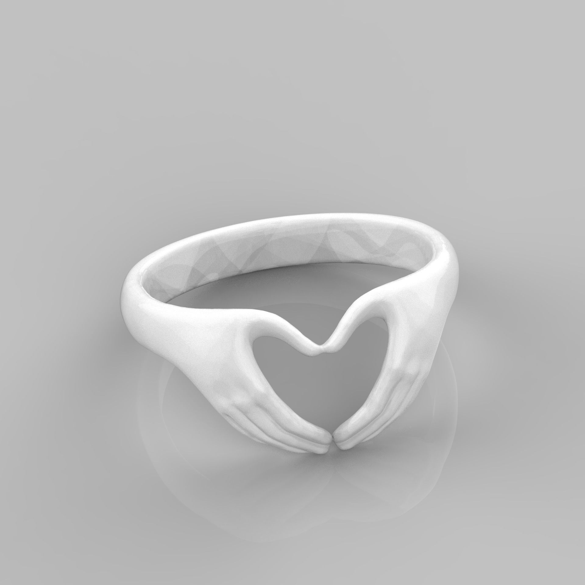 ring hand  3D print model_7