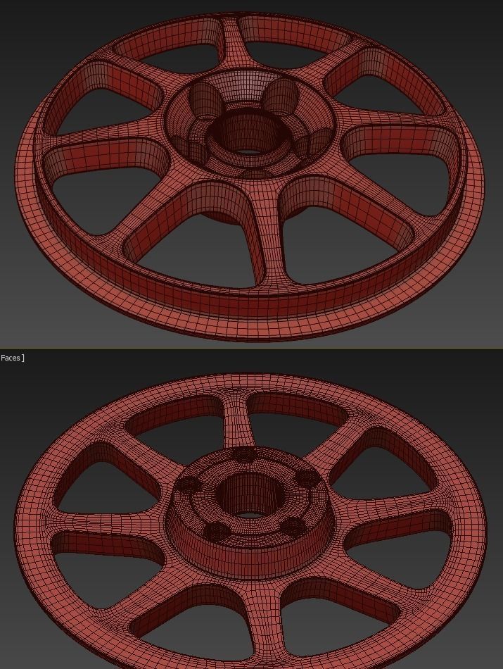 Work Seeker EX Printable or render Wheel 3D print model_8