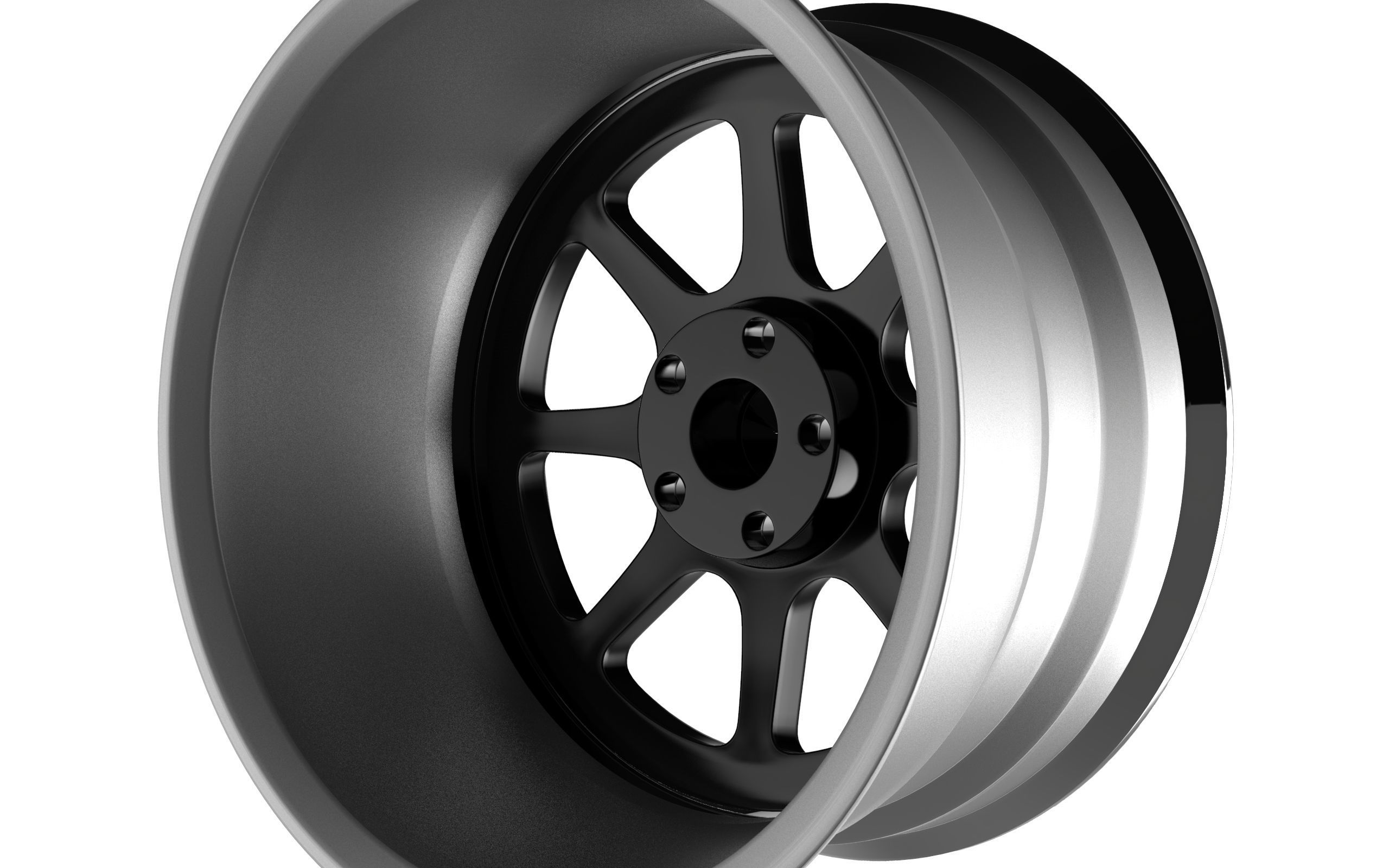 Work Seeker EX Printable or render Wheel 3D print model_2