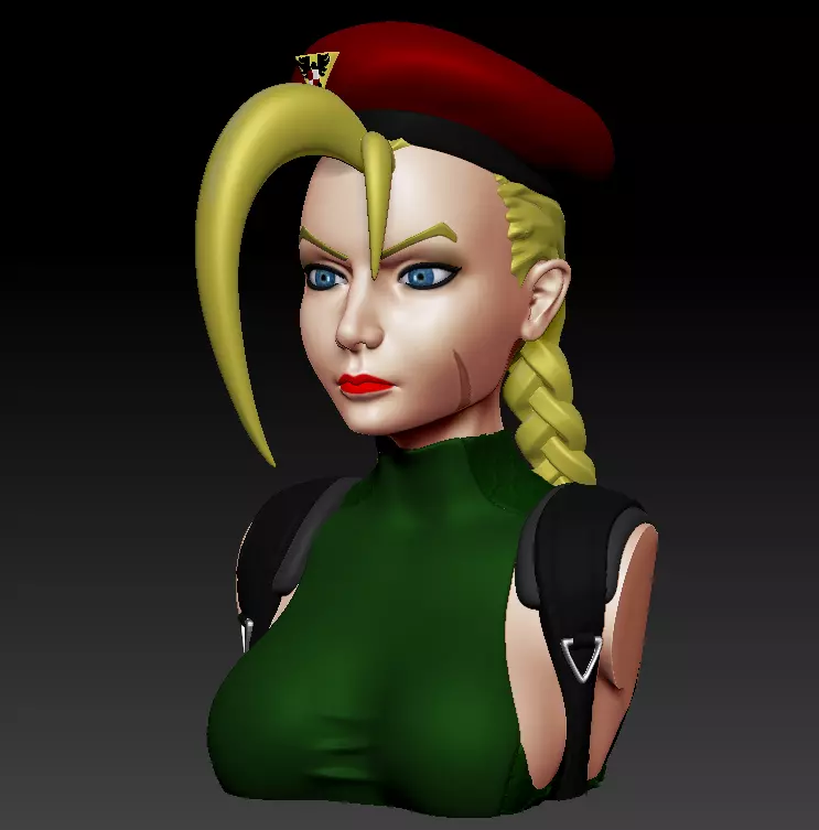 Bust - Cammy White 3D print model
